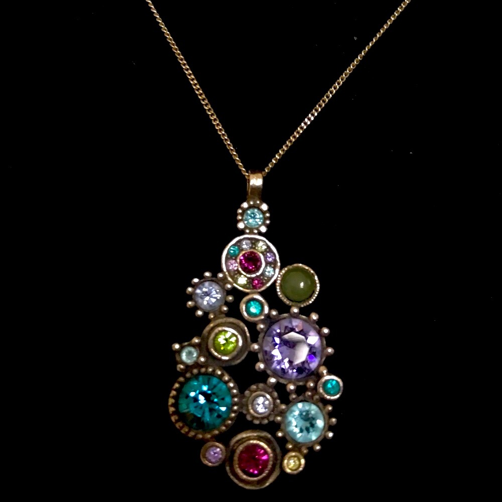 Patricia Locke Silver Glam Necklace Swarovski